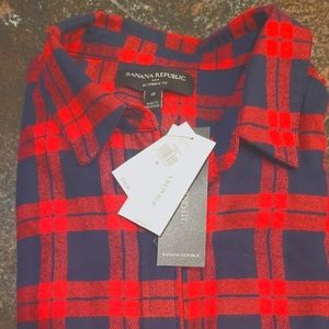 Banana Republic Boyfriend Fit Flannel